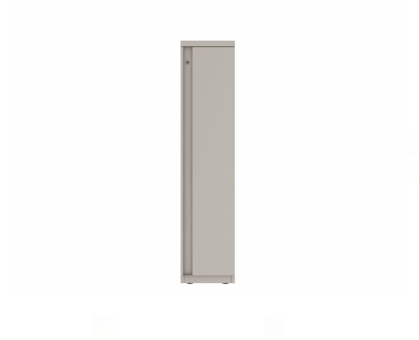Prime™ 53.6"H Single Column Locker, One Row, 12"W x 18"D, Full Pull Door - Right Opening | GUTSS154S12RP