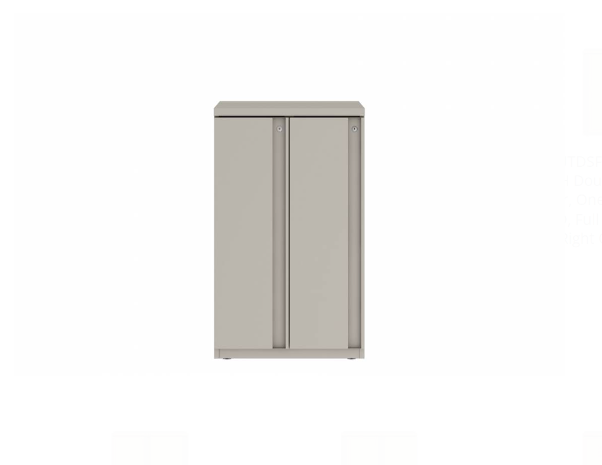 Prime™ 40"H Double Column Locker, One Row, 24"W x 18"D, Full Pull Doors - Left Opening | GUTDSF140S24LP
