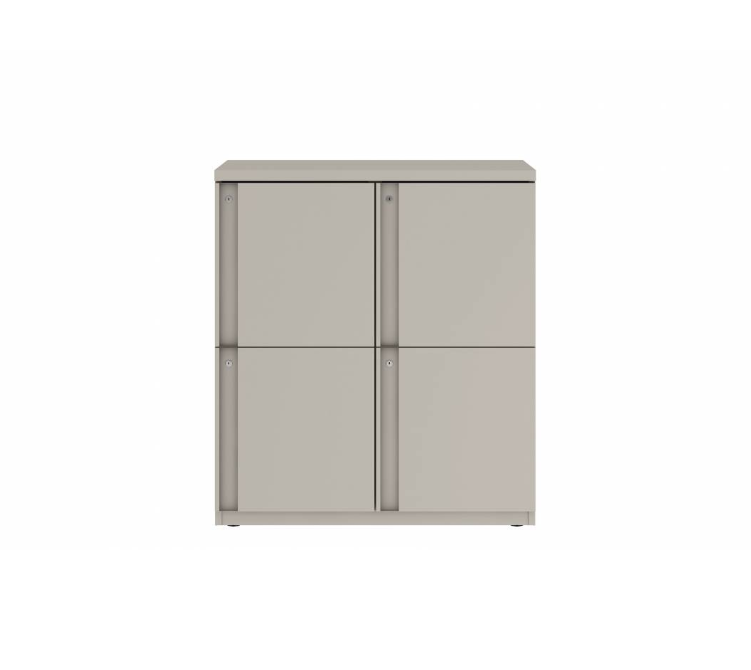 Prime™ 40"H Double Column Locker, Two Rows, 36"W x 18"D, Full Pull Doors - Right Opening | GUTDSF240S36RP
