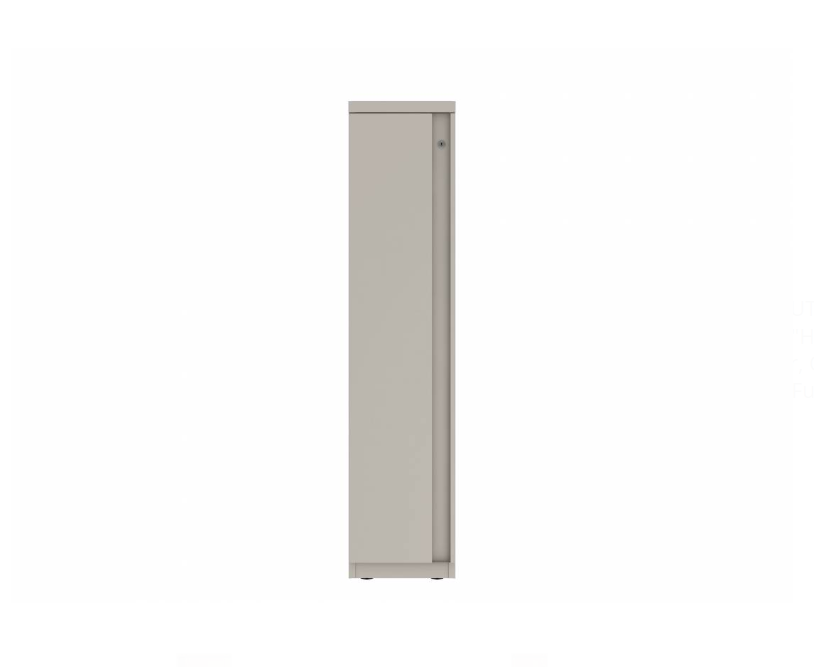 Prime™ 53.6"H Single Column Locker, One Row, 12"W x 18"D, Full Pull Door - Left Opening | GUTSS154S12LP