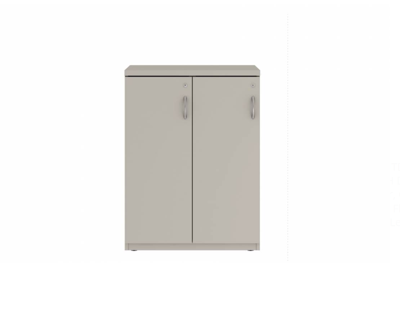 Prime™ 40"H Double Column Locker, One Row, 30"W x 18"D, Flat Metal Doors - Left Opening | GUTDSF140S30LM