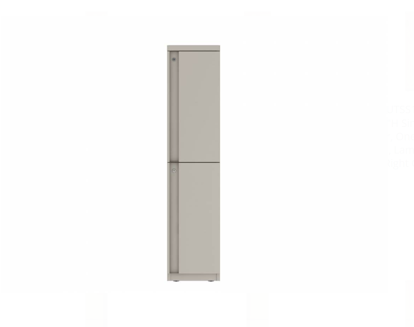Prime™ 53.6"H Single Column Locker, Two Rows, 12"W x 18"D, Full Pull Doors - Right Opening | GUTSS254S12RP