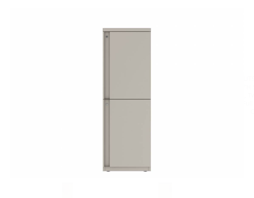 Prime™ 53.6"H Single Column Locker, Two Rows, 18"W x 18"D, Full Pull Doors - Right Opening | GUTSS254S18RP