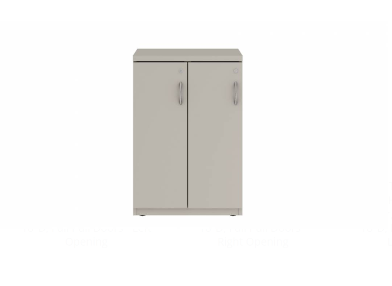 Prime™ 35.2"H Double Column Locker, One Row, 24"W x 18"D, Flat Metal Doors - Left Opening | GUTDSF135S24LM