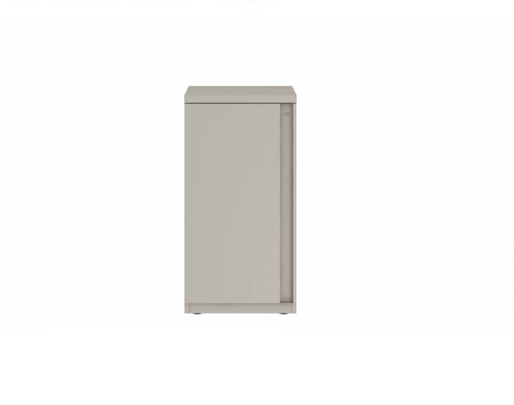 Prime™ 35.2"H Single Column Locker, One Row, 18"W x 18"D, Full Pull Door - Left Opening | GUTSS135S18LP