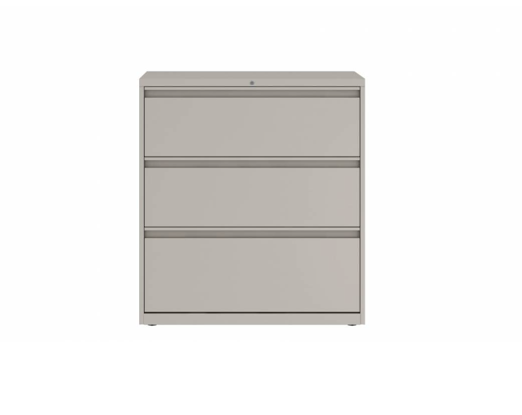 Prime™ 39.2"H Three Drawer Lateral Filing Cabinet, 36"W x 18"D - Fixed Front | GULF30G1836P