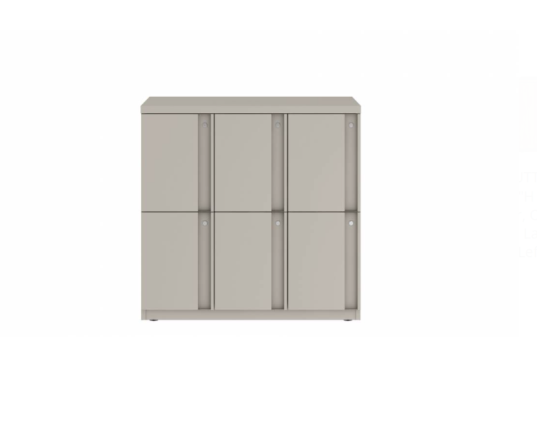 Prime™ 35.2"H Triple Column Locker, Two Rows, 36"W x 18"D, Full Pull Doors - Left Opening | GUTTSF235S36LP