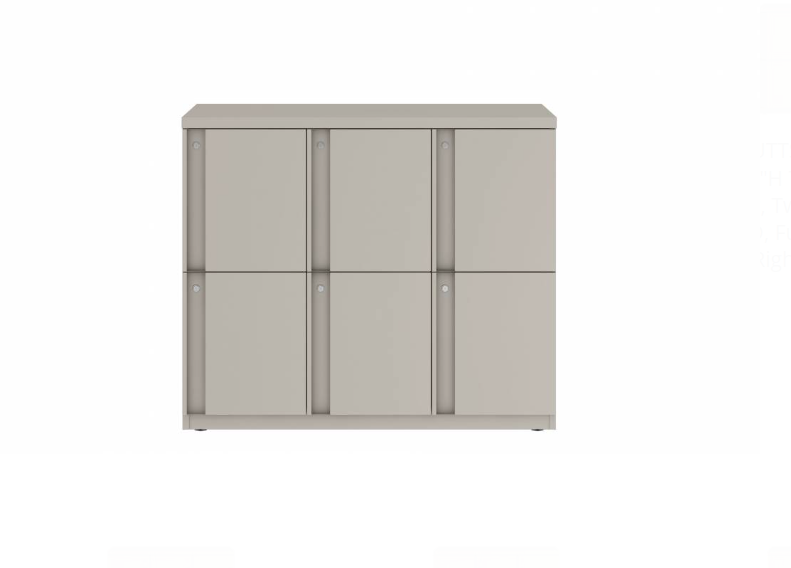 Prime™ 35.2"H Triple Column Locker, Two Rows, 42"W x 18"D, Full Pull Doors - Right Opening | GUTTSF235S42RP