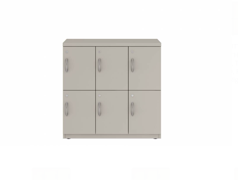 Prime™ 35.2"H Triple Column Locker, Two Rows, 36"W x 18"D, Flat Metal Doors - Right Opening | GUTTSF235S36RM