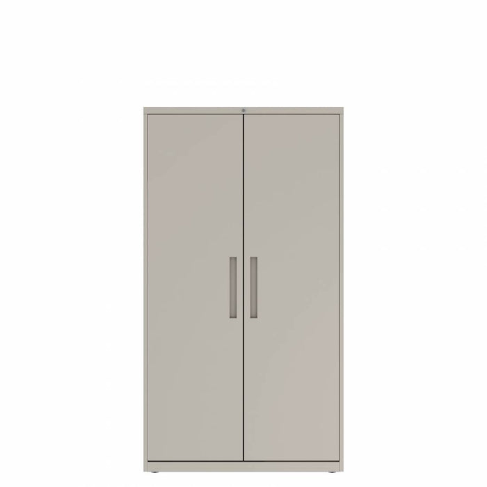 Prime™ 65.6"H Wardrobe Cabinet, 36"W x 18"D - Full Width Shelf & Center Divider, Shelving - Left, Wardrobe - Right | GUWC51C1836P