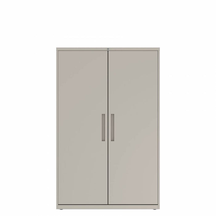 Prime™ 65.6"H Wardrobe Cabinet, 42"W x 18"D - Full Width Shelf & Center Divider, Shelving - Left, Wardrobe - Right | GUWC51C1842P