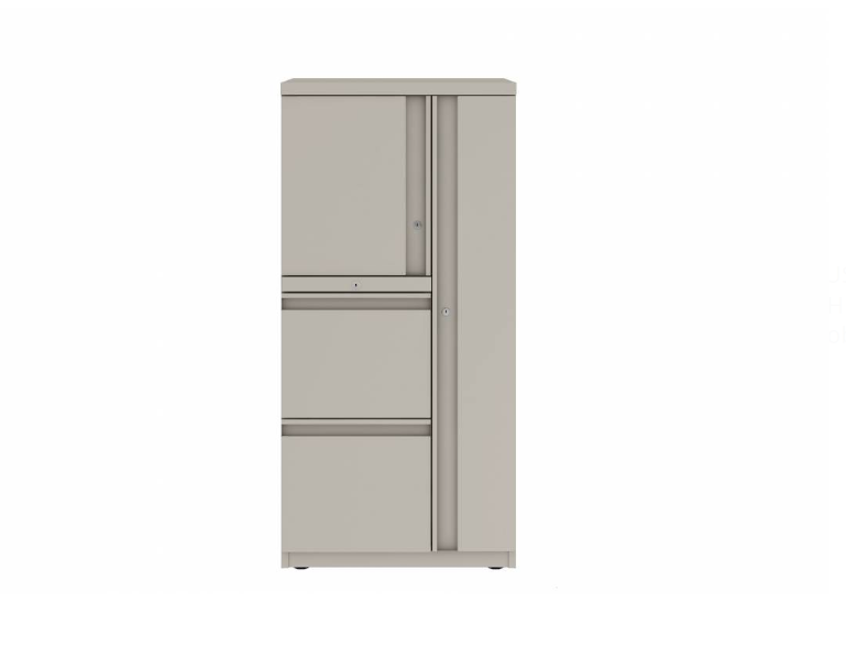 Prime™ 49.6"H Personal Tower, File/File - Left, Wardrobe - Right | GUSLF4G24FCPR