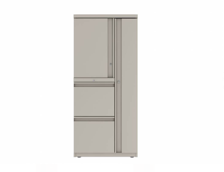 Prime™ 53.6"H Personal Tower, File/File - Left, Wardrobe - Right | GUSLF4H24FCPR