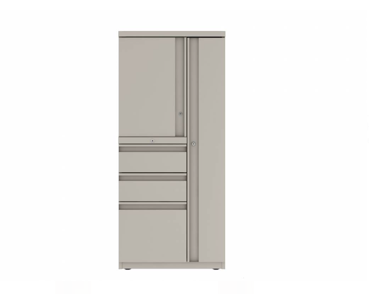 Prime™ 53.6"H Personal Tower, Box/Box/File - Left, Wardrobe - Right | GUSLF4H24BCPR