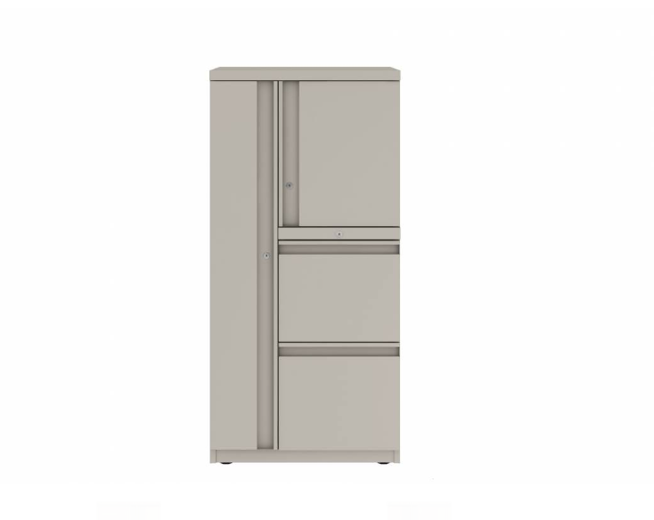 Prime™ 49.6"H Personal Tower, Wardrobe - Left, File/File - Right | GUSLF4G24FCPL
