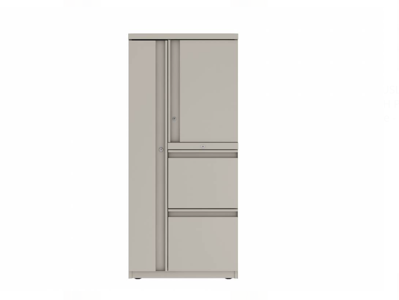Prime™ 53.6"H Personal Tower, Wardrobe - Left, File/File - Right | GUSLF4H24FCPL