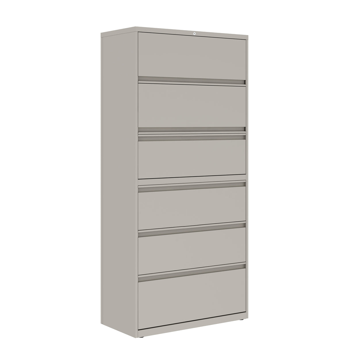 Prime™ 77.6"H Six Drawers Lateral File Cabinet, 36"W x 18"D - Two Receding, Four Fixed Front | GULF60G1836P