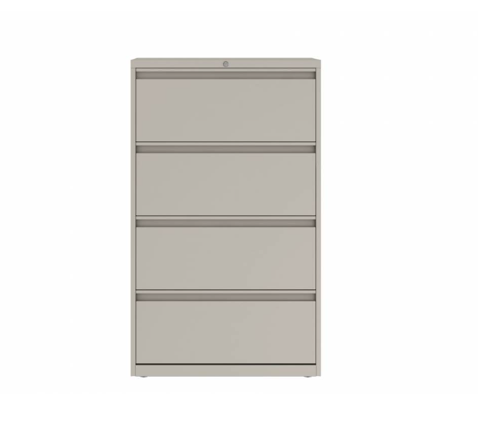 Prime™ 49.6"H Four Drawer Lateral Filing Cabinet, 30"W x 18"D - Fixed Front | GULF40G1830P