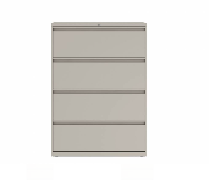 Prime™ 49.6"H Four Drawer Lateral Filing Cabinet, 36"W x 18"D - Fixed Front | GULF40G1836P