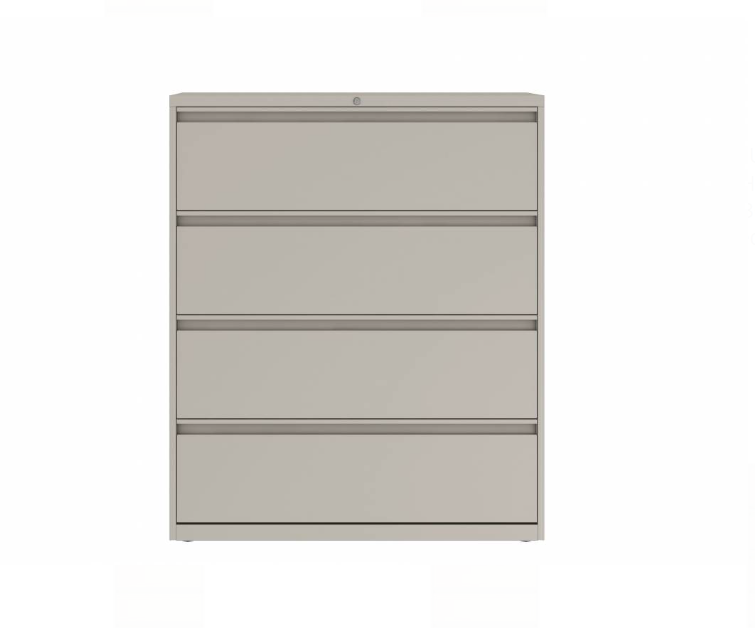 Prime™ 49.6"H Four Drawer Lateral Filing Cabinet, 42"W x 18"D - Fixed Front | GULF40G1842P