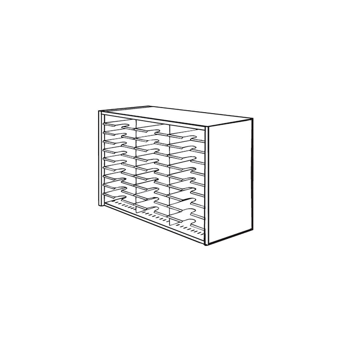 Mailflow Systems Sorter, Closed Back; 21 Sorting Pockets 15”D without Plexi Doors | SC3624G