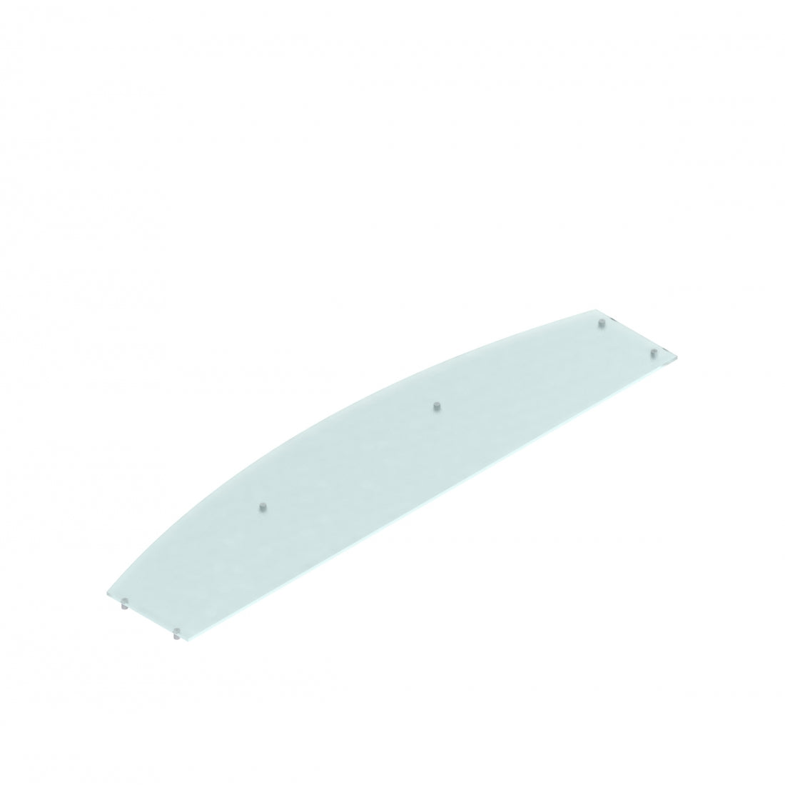 71” Reception Desk Top - Glass | SL7130RDFGT