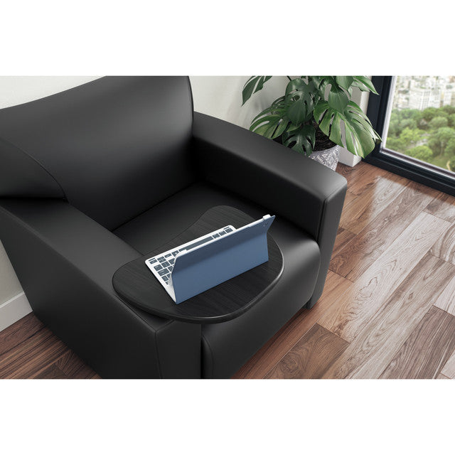 Tribeca Club Chair with Carbonized Finished Tablet Arm | 9681TA