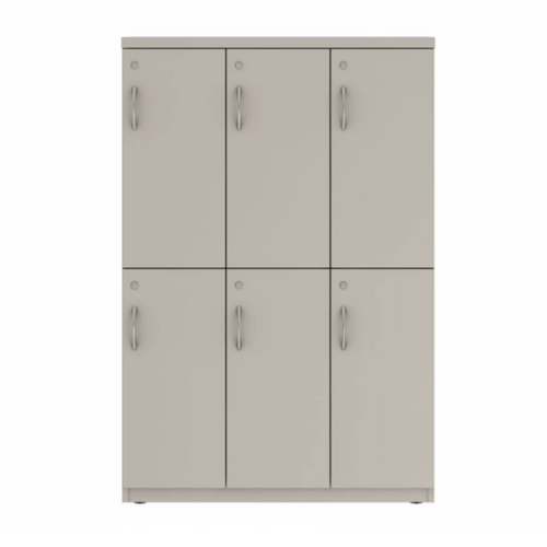 Prime™ 53.6"H Triple Column Locker, Two Rows, 36"W x 18"D, Flat Metal Doors - Right Opening | GUTTSF254S36RM