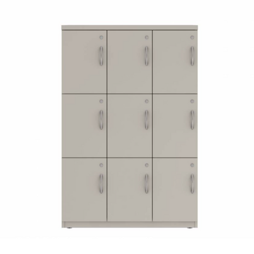Prime™ 53.6"H Triple Column Locker, Three Rows, 36"W x 18"D, Flat Metal Doors - Left Opening | GUTTSF354S36LM