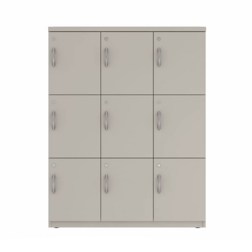 Prime™ 53.6"H Triple Column Locker, Three Rows, 42"W x 18"D, Flat Metal Doors - Right Opening | GUTTSF354S42RM