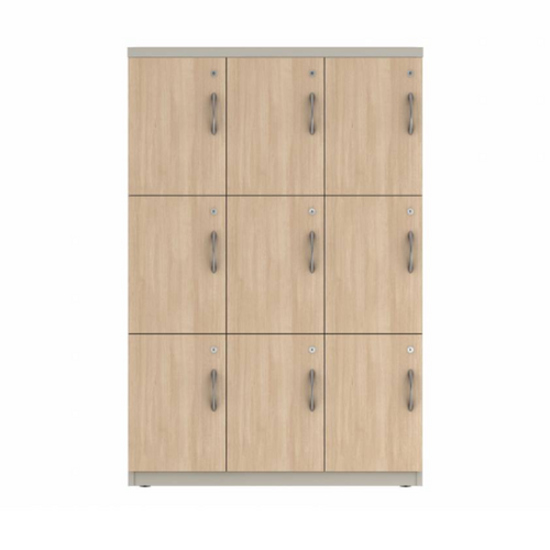 Prime™ 53.6"H Triple Column Locker, Three Rows, 36"W x 18"D, Laminate Doors - Left Opening | GUTTSF354S36LL