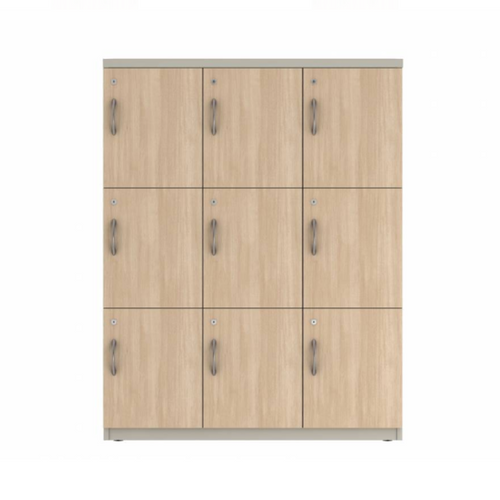 Prime™ 53.6"H Triple Column Locker, Three Rows, 42"W x 18"D, Laminate Doors - Right Opening | GUTTSF354S42RL