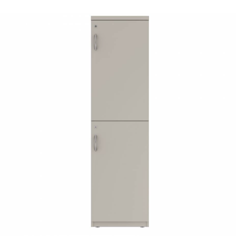 Prime™ 65.6"H Single Column Locker, Two Rows, 18"W x 18"D, Flat Metal Doors - Right Opening | GUTSS266S18RM