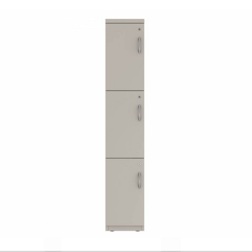 Prime™ 65.6"H Single Column Locker, Three Rows, 12"W x 18"D, Flat Metal Doors - Left Opening | GUTSS366S12LM