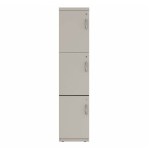 Prime™ 65.6"H Single Column Locker, Three Rows, 15"W x 18"D, Flat Metal Doors - Left Opening | GUTSS366S15LM
