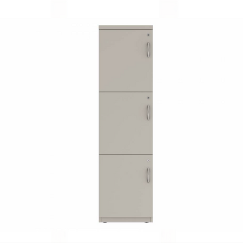 Prime™ 65.6"H Single Column Locker, Three Rows, 18"W x 18"D, Flat Metal Doors - Left Opening | GUTSS366S18LM