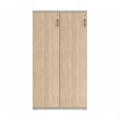 Prime™ 65.6"H Double Column Locker, One Row, 36"W x 18"D, Laminate Doors - Left Opening | GUTDSF166S36LL