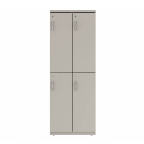 Prime™ 65.6"H Double Column Locker, Two Rows, 24"W x 18"D, Flat Metal Doors - Right Opening | GUTDSF266S24RM