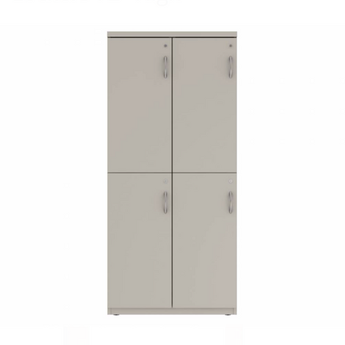 Prime™ 65.6"H Double Column Locker, Two Rows, 30"W x 18"D, Flat Metal Doors - Left Opening | GUTDSF266S30LM