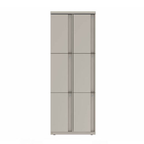 Prime™ 65.6"H Double Column Locker, Three Rows, 24"W x 18"D, Full Pull Doors - Left Opening | GUTDSF366S24LP