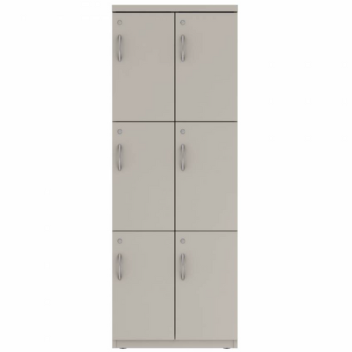 Prime™ 65.6"H Double Column Locker, Three Rows, 24"W x 18"D, Flat Metal Doors - Right Opening | GUTDSF366S24RM