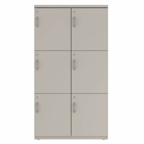 Prime™ 65.6"H Double Column Locker, Three Rows, 36"W x 18"D, Flat Metal Doors - Right Opening | GUTDSF366S36RM