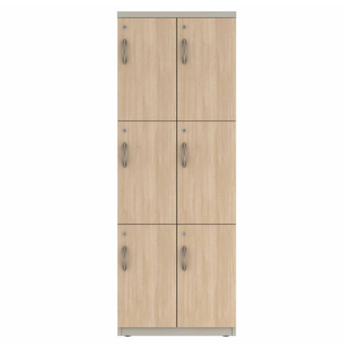 Prime™ 65.6"H Double Column Locker, Three Rows, 24"W x 18"D, Laminate Doors - Right Opening | GUTDSF366S24RL
