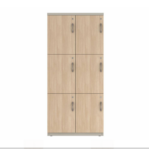 Prime™ 65.6"H Double Column Locker, Three Rows, 30"W x 18"D, Laminate Doors - Left Opening | GUTDSF366S30LL