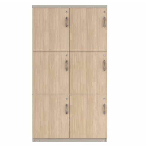 Prime™ 65.6"H Double Column Locker, Three Rows, 36"W x 18"D, Laminate Doors - Left Opening | GUTDSF366S36LL
