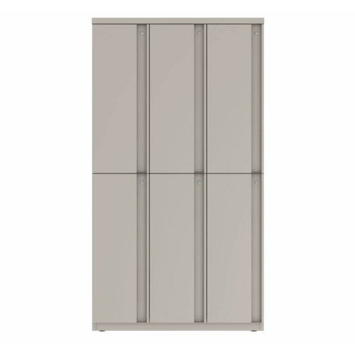 Prime™ 65.6"H Triple Column Locker, Two Rows, 36"W x 18"D, Full Pull Doors - Left Opening | GUTTSF266S36LP
