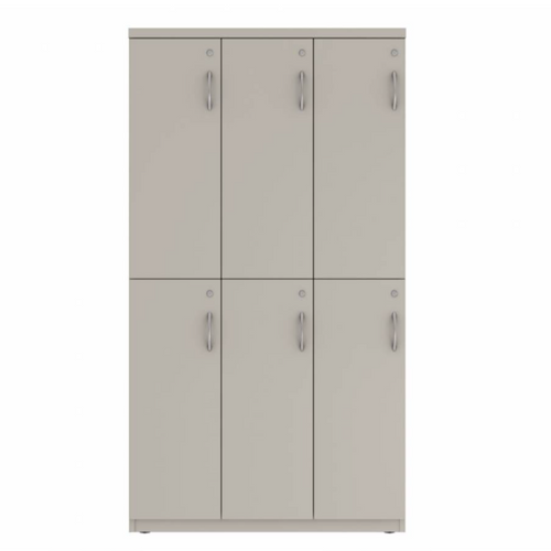 Prime™ 65.6"H Triple Column Locker, Two Rows, 36"W x 18"D, Flat Metal Doors - Left Opening | GUTTSF266S36LM