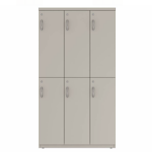 Prime™ 65.6"H Triple Column Locker, Two Rows, 36"W x 18"D, Flat Metal Doors - Right Opening | GUTTSF266S36RM
