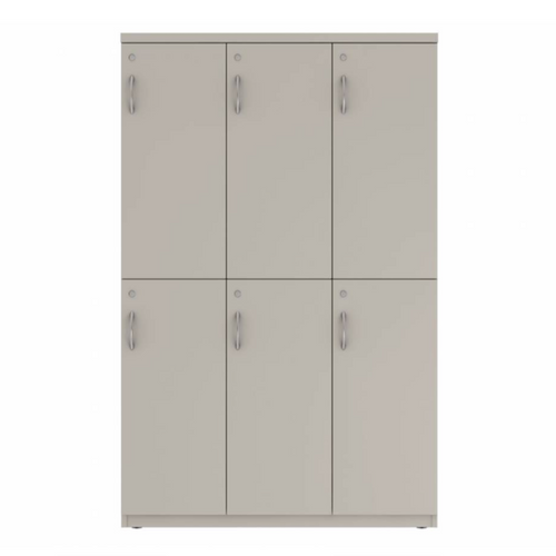 Prime™ 65.6"H Triple Column Locker, Two Rows, 42"W x 18"D, Flat Metal Doors - Right Opening | GUTTSF266S42RM