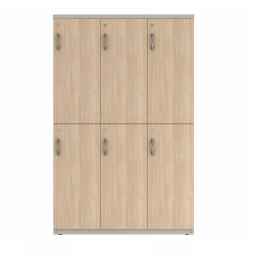 Prime™ 65.6"H Triple Column Locker, Two Rows, 42"W x 18"D, Laminate Doors - Right Opening | GUTTSF266S42RL